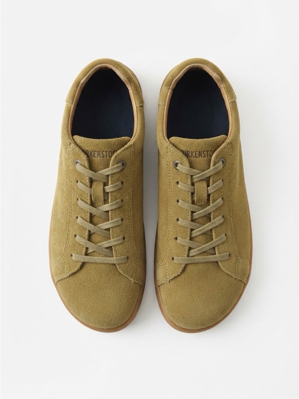 Birkenstock Bend Low Suede Leather Sneakers Olive Green Men's Size 42 / 9-9.5